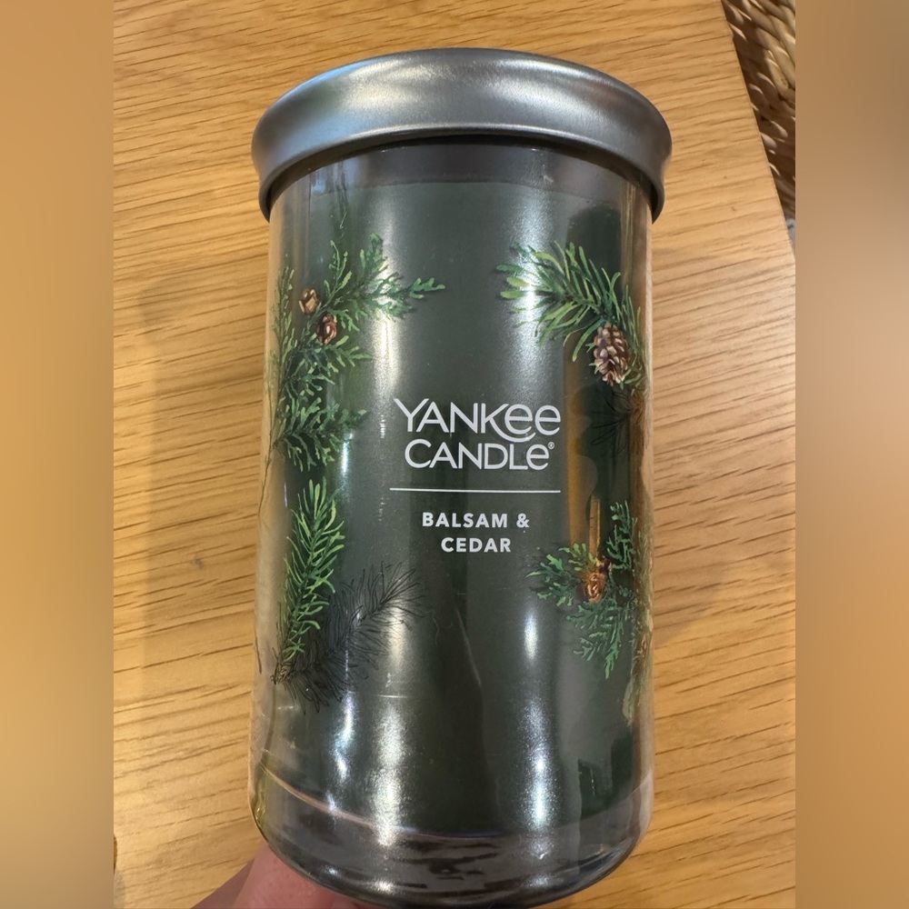 Yankee Candle Balsam & Cedar Large Tumble 2-Wick Candle
